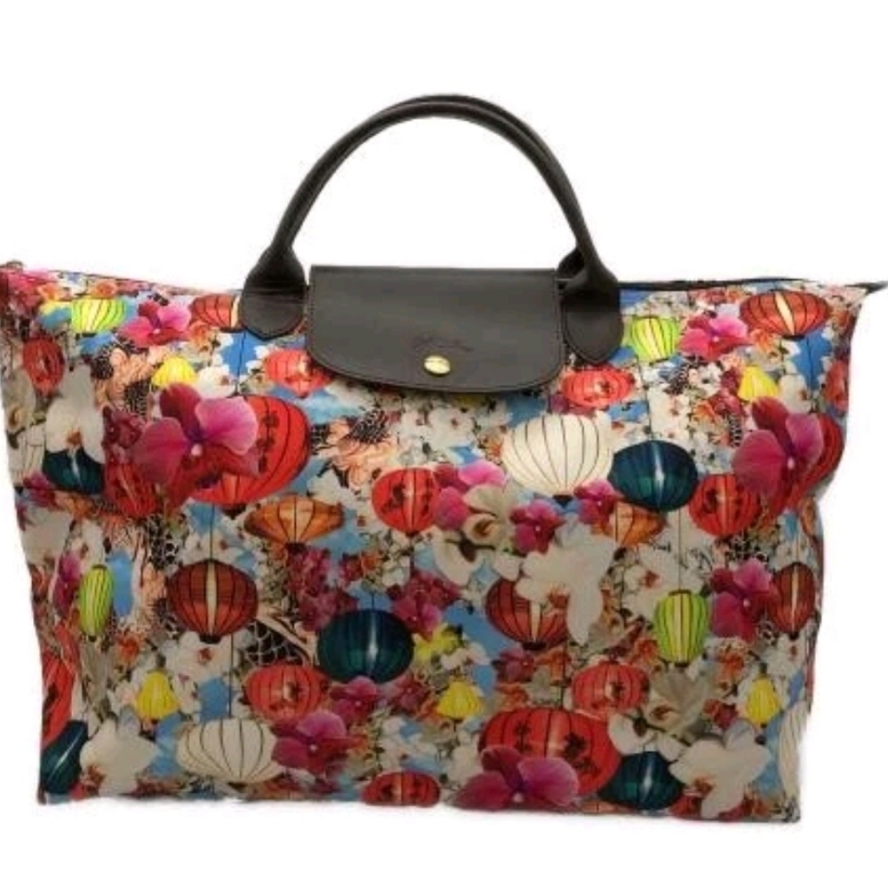 Limited Edition Mary Katrantzou By Longchamp Folding Handbag - Picture 1 of 11